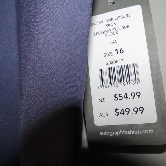 AUTOGRAPH - DUSTY PINK LEISURE CROPPED PANTS - SIZE 16 - NWT - Picture 4 of 4